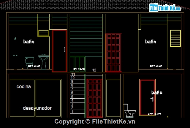 mẫu nhà ở,chi tiết nhà ở,cad mẫu nhà